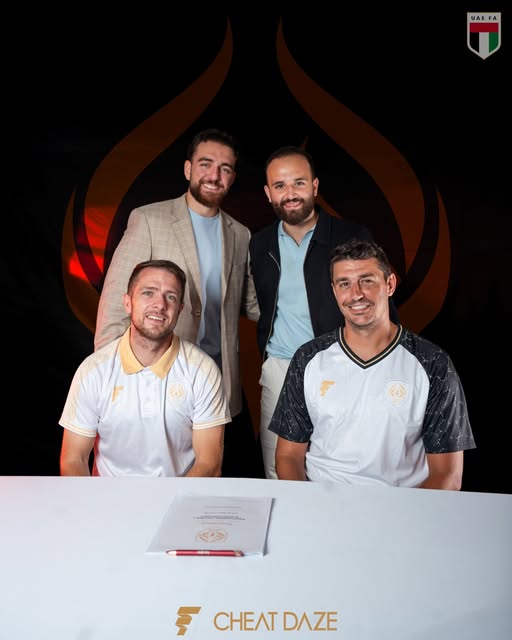 Phoenix United Instagram post: Phoenix football leadership together in Dubai.